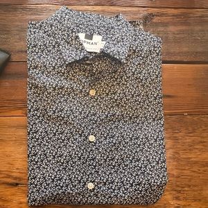 EUC Topman Short Sleeve Button